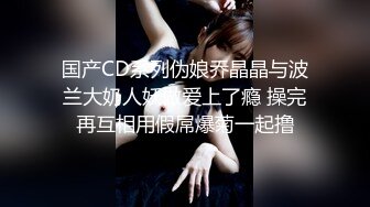 国产CD系列伪娘乔晶晶与波兰大奶人妖做爱上了瘾 操完再互相用假屌爆菊一起撸