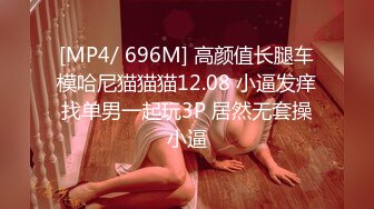 [MP4/ 696M] 高颜值长腿车模哈尼猫猫猫12.08 小逼发痒找单男一起玩3P 居然无套操小逼