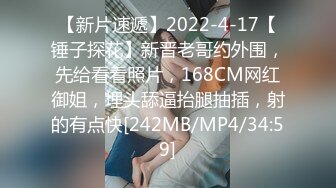 【新片速遞】2022-4-17【锤子探花】新晋老哥约外围，先给看看照片，168CM网红御姐，埋头舔逼抬腿抽插，射的有点快[242MB/MP4/34:59]